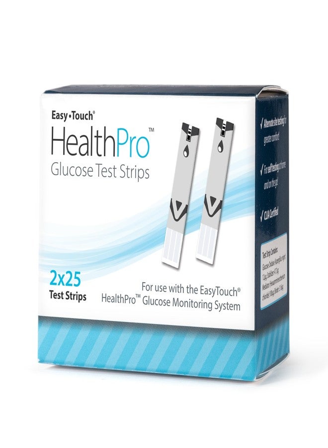 Easy Touch HealthPro Diabetic Test Strips by Easy Touch | 50 Count | Compatible with HealthPro Blood Glucose Monitor System - Image 1